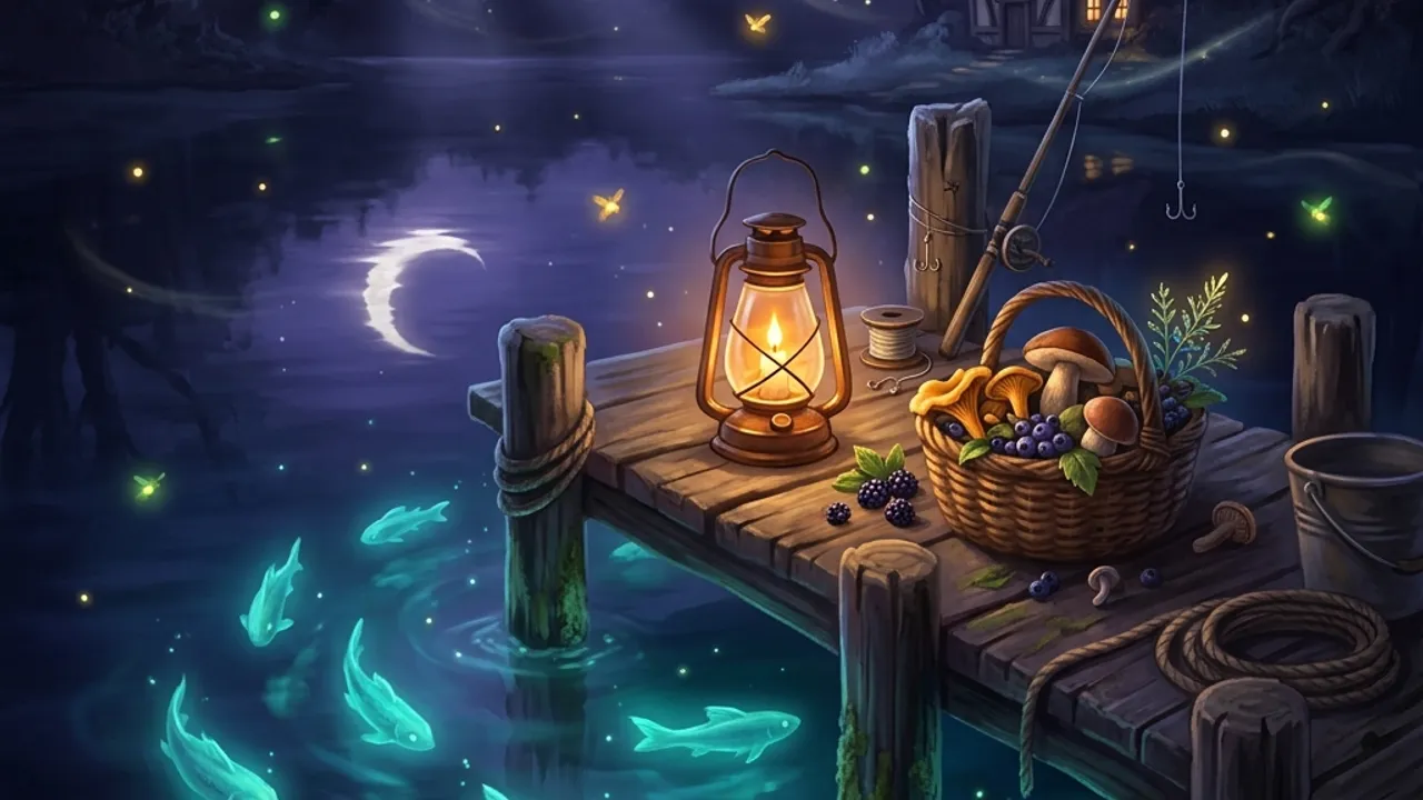 Bild zum Leitfaden: Angeln und Sammeln in Moonlight Peaks