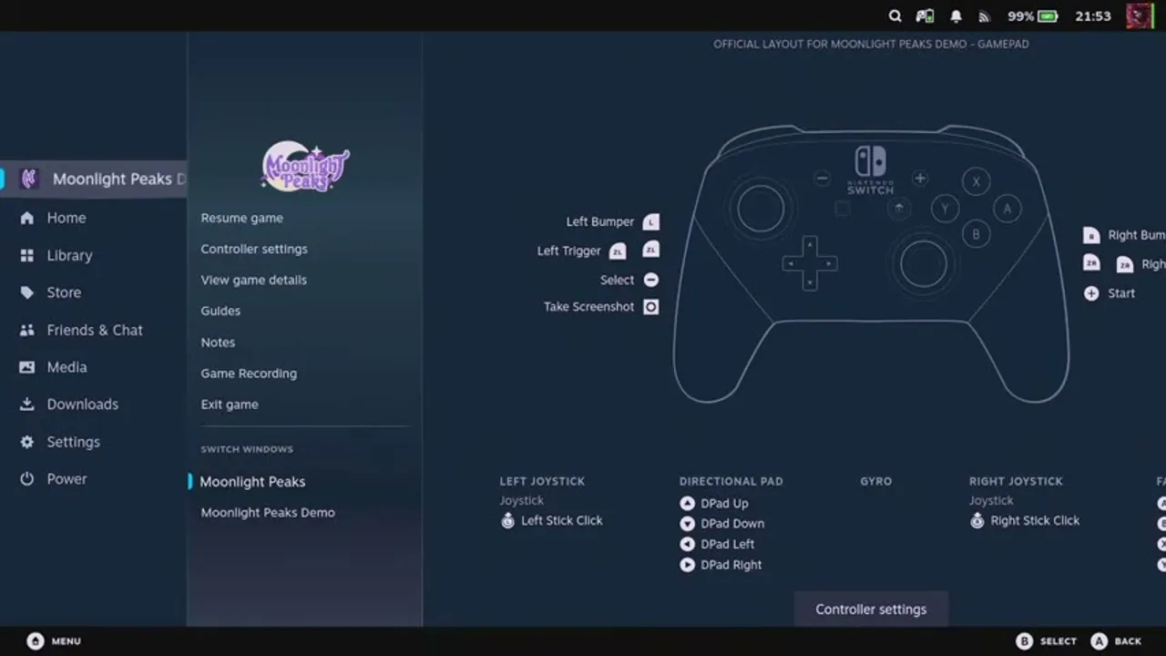 Bild zum Leitfaden: Moonlight Peaks auf Steam Deck: Performance und Controller-Leitfaden